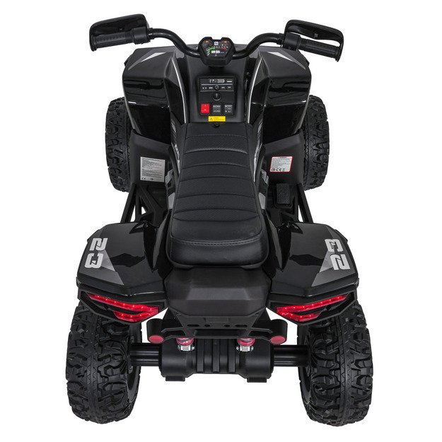 Vienvietis elektrinis keturratis vaikams Quad Fast Wheel, juodas