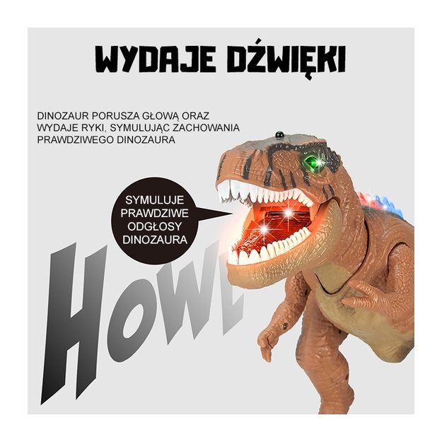 Nuotoliniu būdu valdomas dinozauras T-Rex, WOOPIE 5