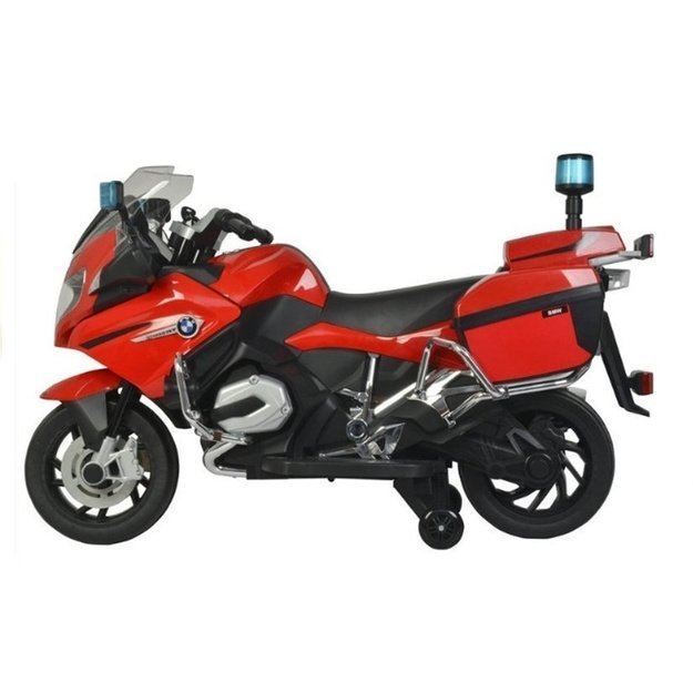 Elektrinis motociklas vaikams BMW R1200 Policija, raudonas