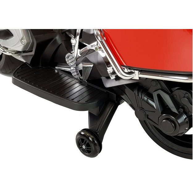 Elektrinis motociklas vaikams BMW R1200 Policija, raudonas