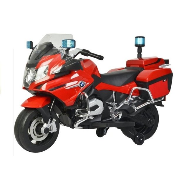 Elektrinis motociklas vaikams BMW R1200 Policija, raudonas
