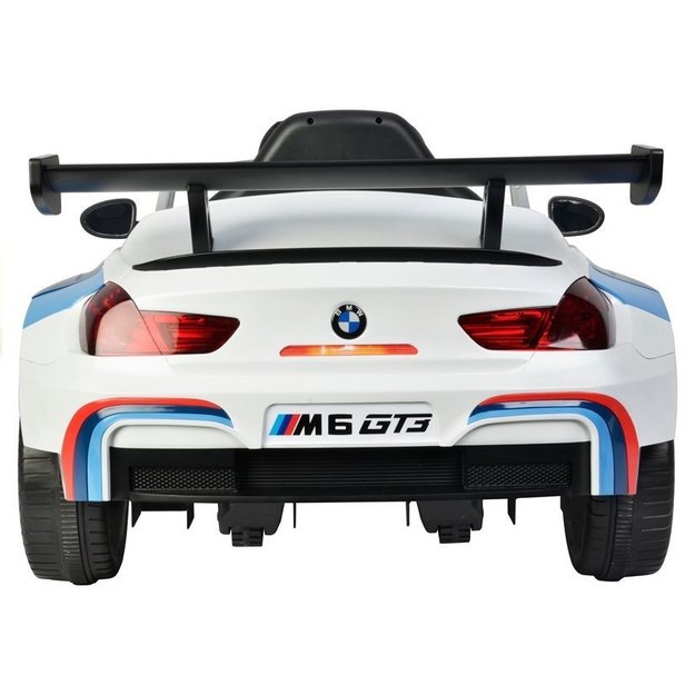 Vienvietis vaikiškas elektromobilis BMW M6 GT3 baltas