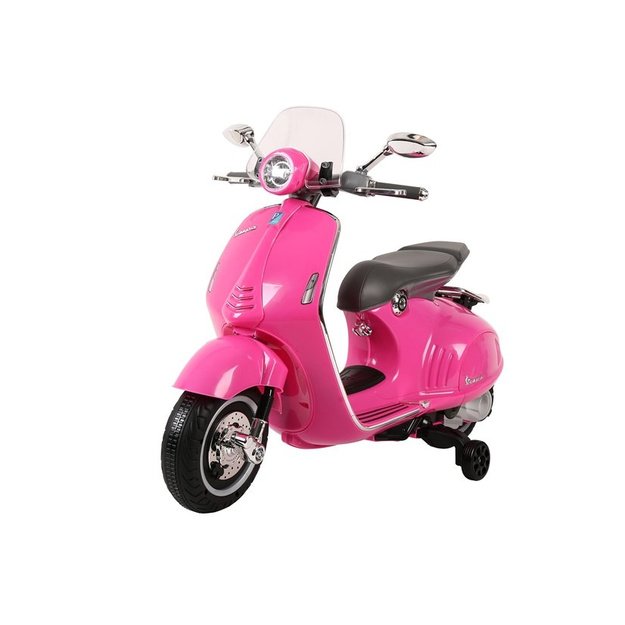 Vaikiškas elektrinis motoroleris Vespa GTS 300 rožinis
