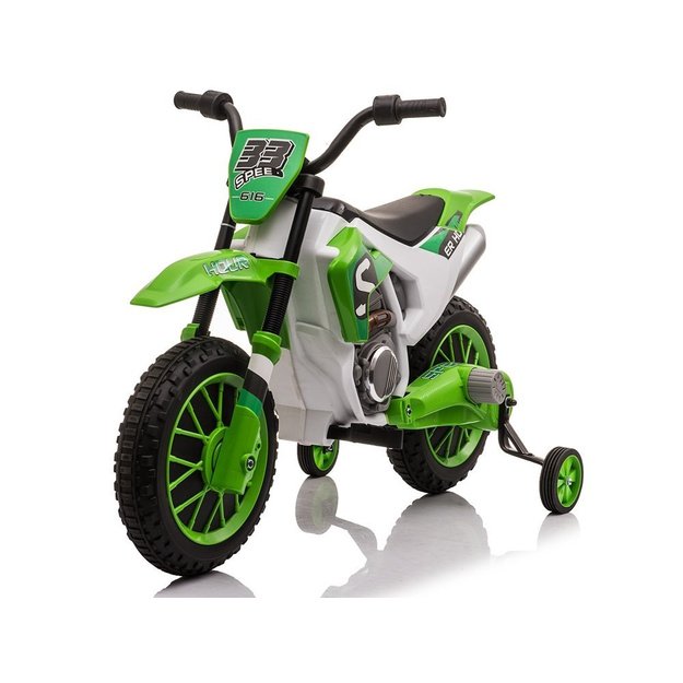 Vienvietis elektrinis motociklas vaikams XMX616, žalias 