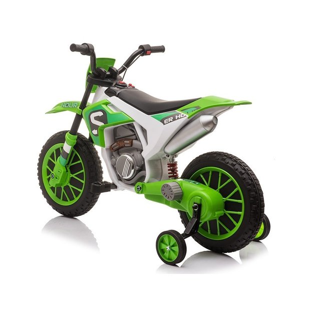 Vienvietis elektrinis motociklas vaikams XMX616, žalias 