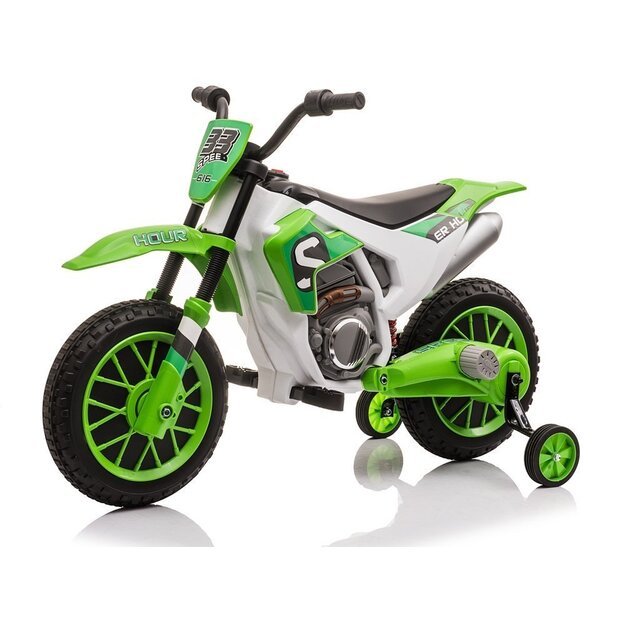 Vienvietis elektrinis motociklas vaikams XMX616, žalias 