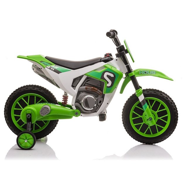 Vienvietis elektrinis motociklas vaikams XMX616, žalias 