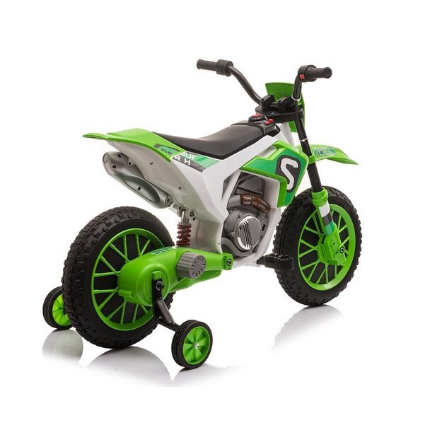 Vienvietis elektrinis motociklas vaikams XMX616, žalias 