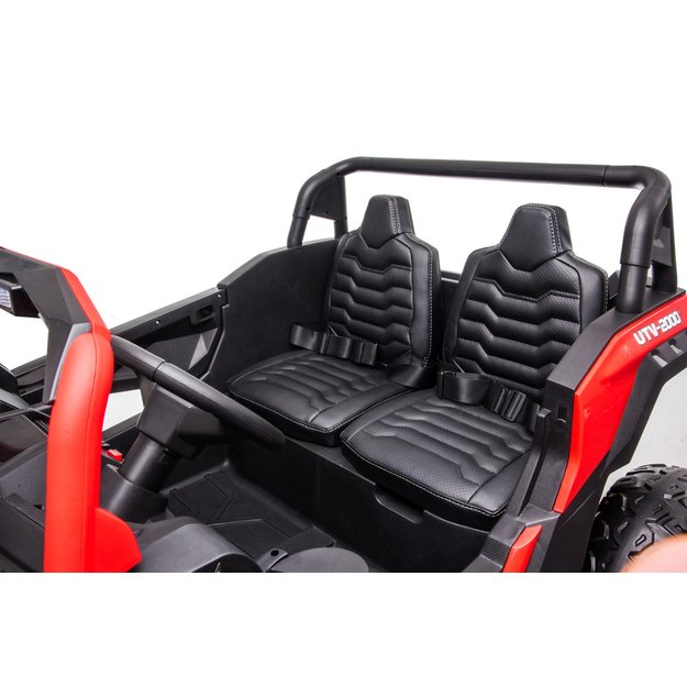Dvivietis elektromobilis vaikams UTV-2000 A032, baltas