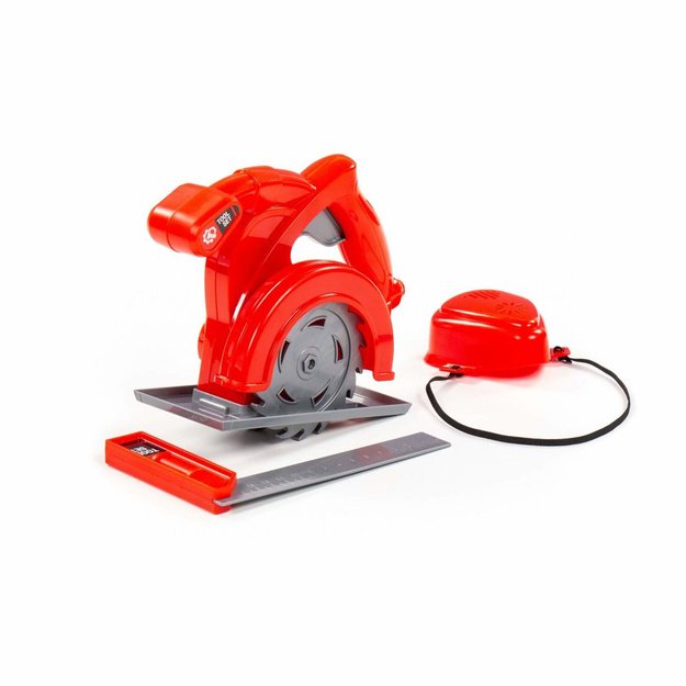 Įrankių rinkinys: diskinis pjūklas, kampainis ir apsauginė kaukė 6 Įrankių rinkinys: diskinis pjūklas, kampainis ir apsauginė kaukė 6