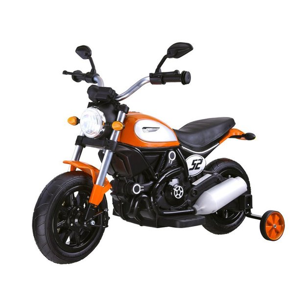 Vienvietis elektrinis motociklas vaikams Street Bob, raudonas