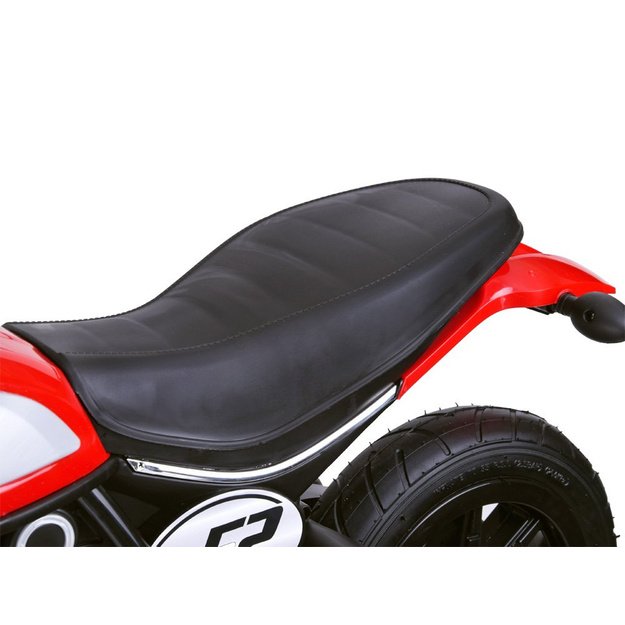 Vienvietis elektrinis motociklas vaikams Street Bob, raudonas