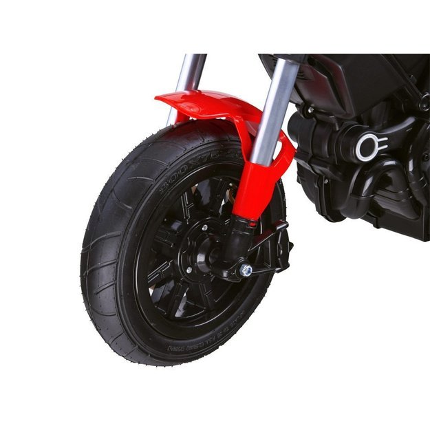Vienvietis elektrinis motociklas vaikams Street Bob, raudonas
