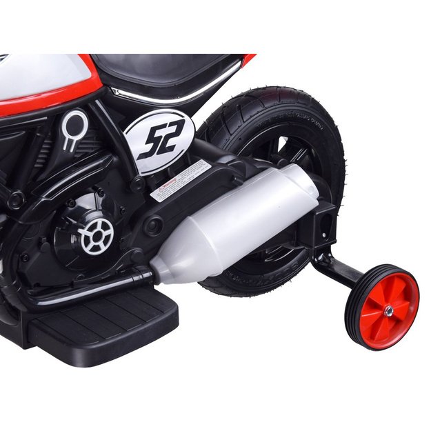 Vienvietis elektrinis motociklas vaikams Street Bob, raudonas