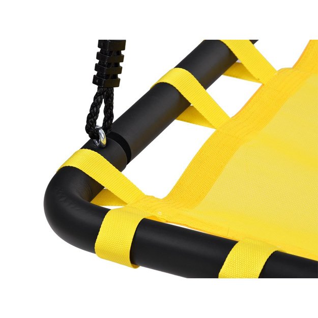 Pakabinamos lauko sūpynės SkyFlyer 76x102cm, geltonos