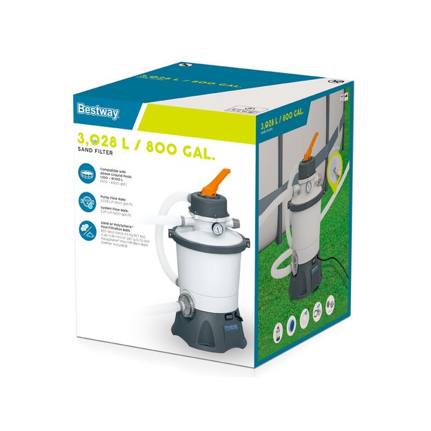 Smėlio siurblys baseinui Bestway, 3028 L
