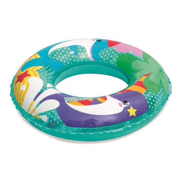 Pripučiamas plaukimo ratas vaikams delfinas 51cm, Bestway
