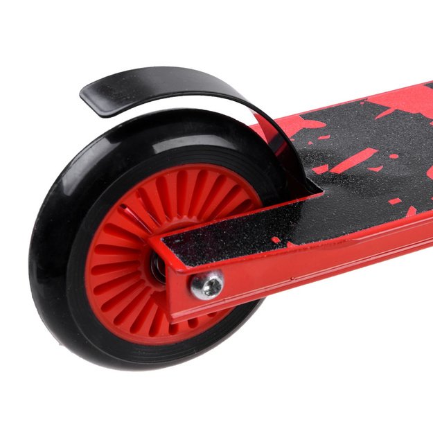 Kaskadinis paspirtukas „Skatepro freestyle“, raudonas