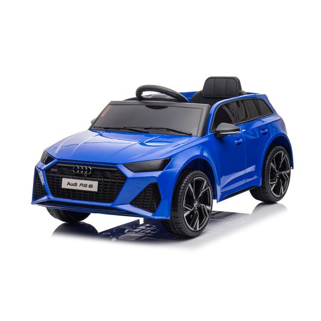 Vienvietis elektromobilis vaikams Audi RS6 BRD, mėlynas