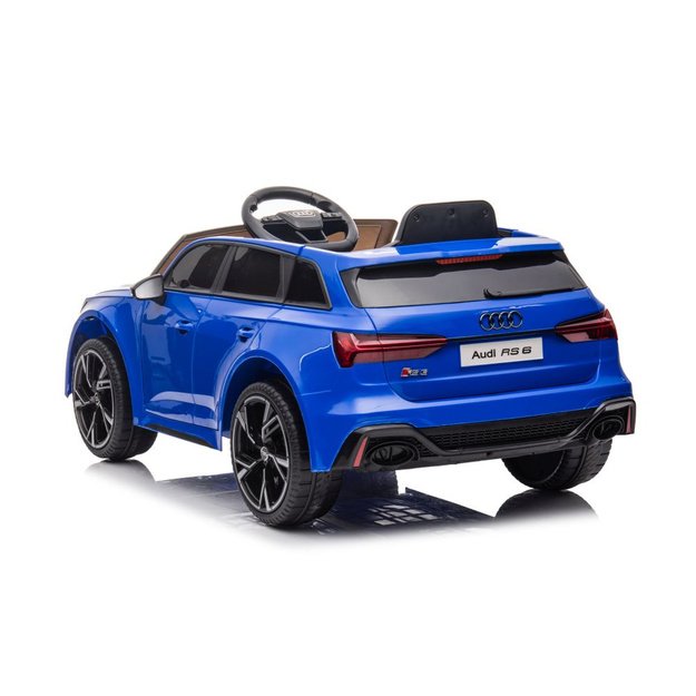 Vienvietis elektromobilis vaikams Audi RS6 BRD, mėlynas