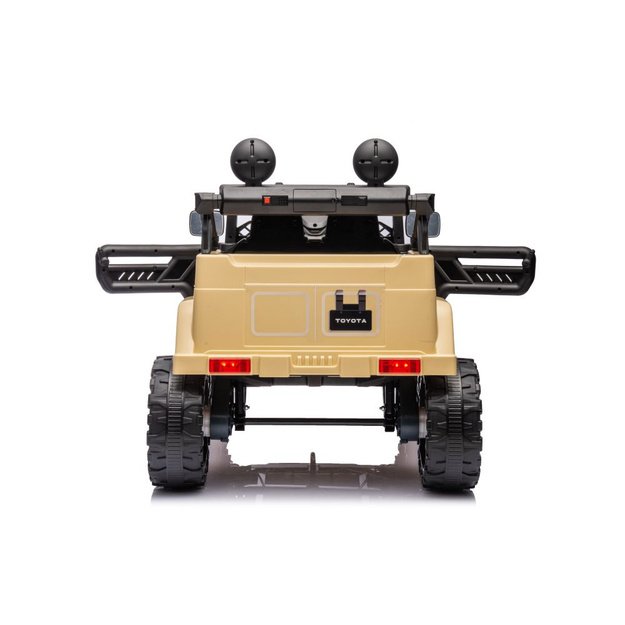 Vienvietis elektrinis visureigis Toyota FJ Khaki 4x4, rudas