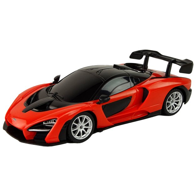  Nuotoliniu būdu valdomas automobilis McLaren, raudonas 7