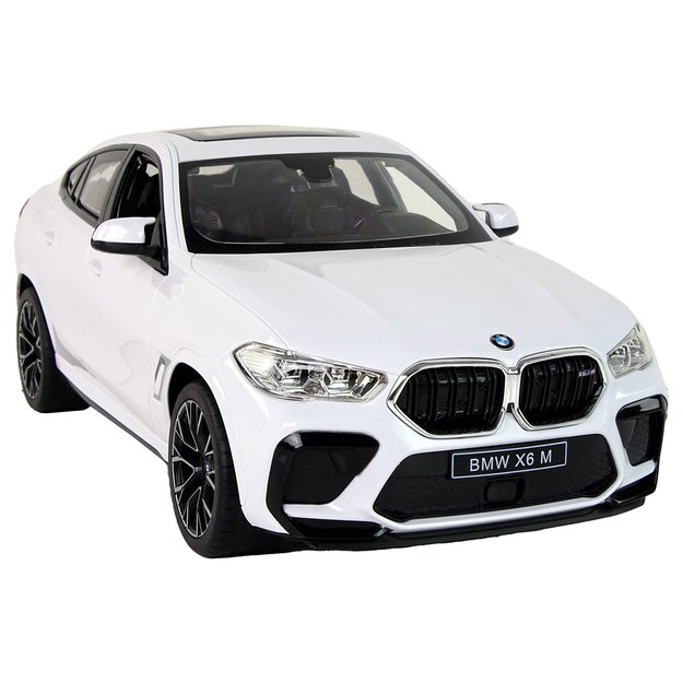 Nuotoliniu būdu automobilis Bmw X6 M 1:14, baltas