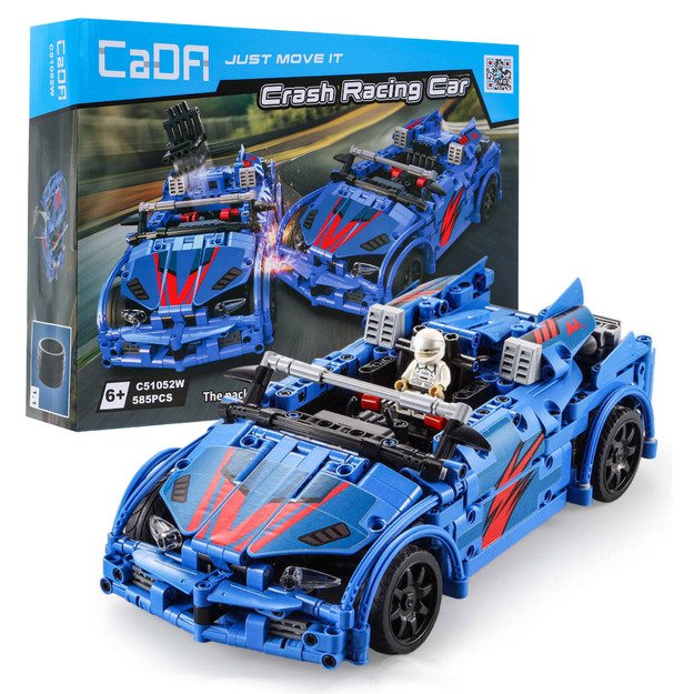 Nuotoliniu būdu valdomas Crush Racing Car automobilio konstruktorius 585 el. 