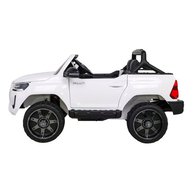 Dvivietis elektromobilis vaikams Toyota Hilux, baltas