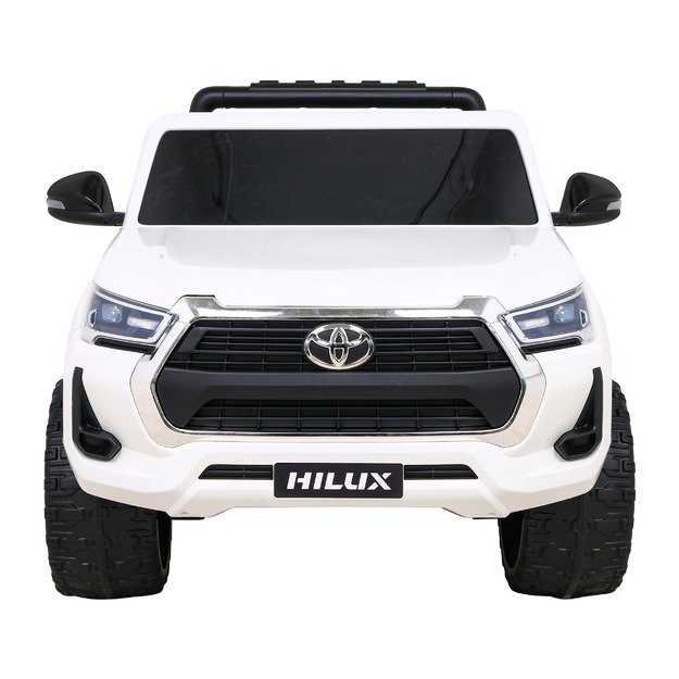 Dvivietis elektromobilis vaikams Toyota Hilux, baltas