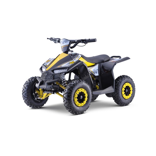 48V Elektrinis 1000W keturratis Highper iki 35 km/h, geltonas