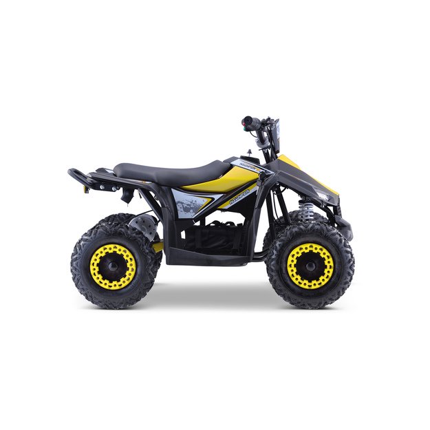 48V Elektrinis 1000W keturratis Highper iki 35 km/h, geltonas