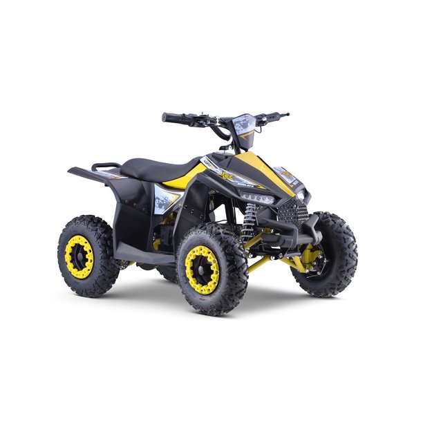 48V Elektrinis 1000W keturratis Highper iki 35 km/h, geltonas