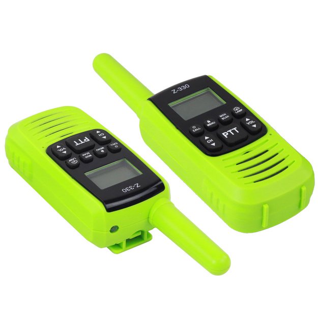 Radijo stotelės „Walkie-Talkie Moro“ 3 km, žalios
