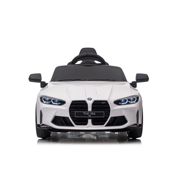 Vienvietis elektromobilis vaikams BMW M4, baltas