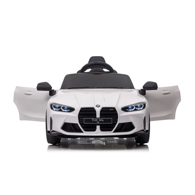 Vienvietis elektromobilis vaikams BMW M4, baltas