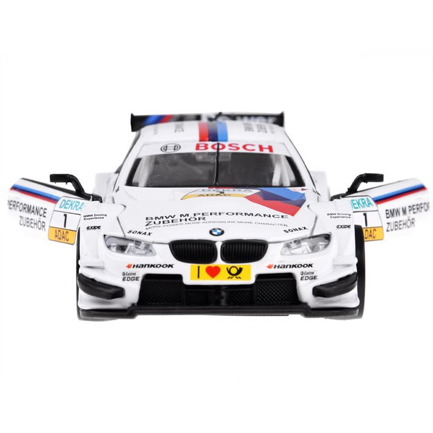 Metalinis sportinis BMW M3 DTM automobilis su garso ir šviesos efektais 