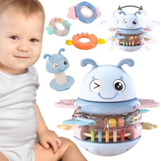 Daugiafunkcinis sensorinis žaislas vaikams 2in1, WOOPIE 