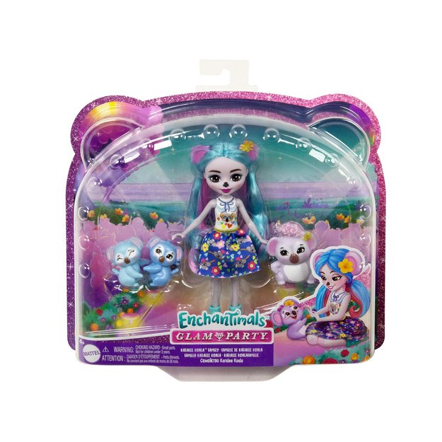 Lėlė „Enchantimals Kwala Koala“ su koalų šeima