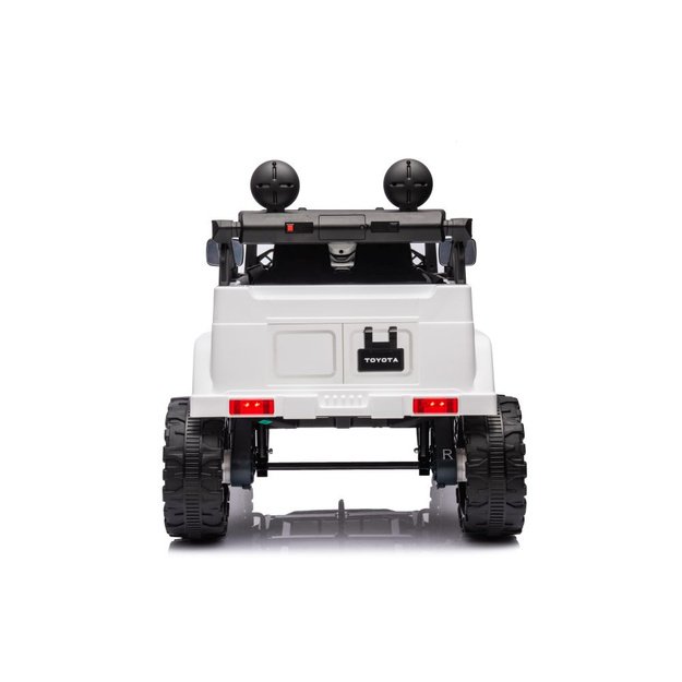 Vienvietis elektrinis visureigis Toyota FJ Khaki 4x4, baltas