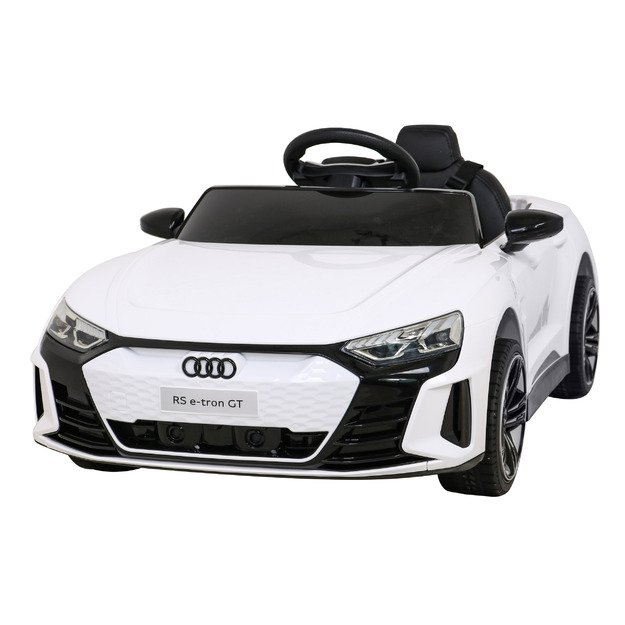 Vienvietis elektromobilis vaikams Audi RS E-Tron GT, baltas