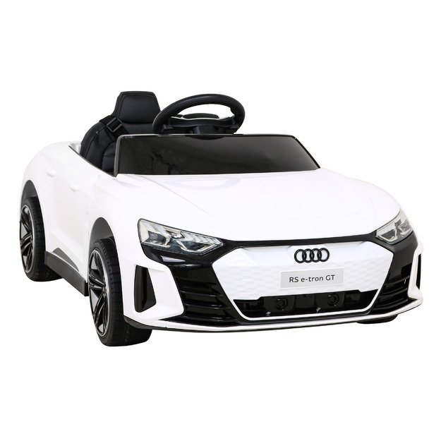 Vienvietis elektromobilis vaikams Audi RS E-Tron GT, baltas