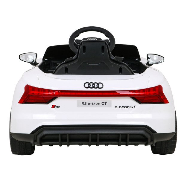 Vienvietis elektromobilis vaikams Audi RS E-Tron GT, baltas