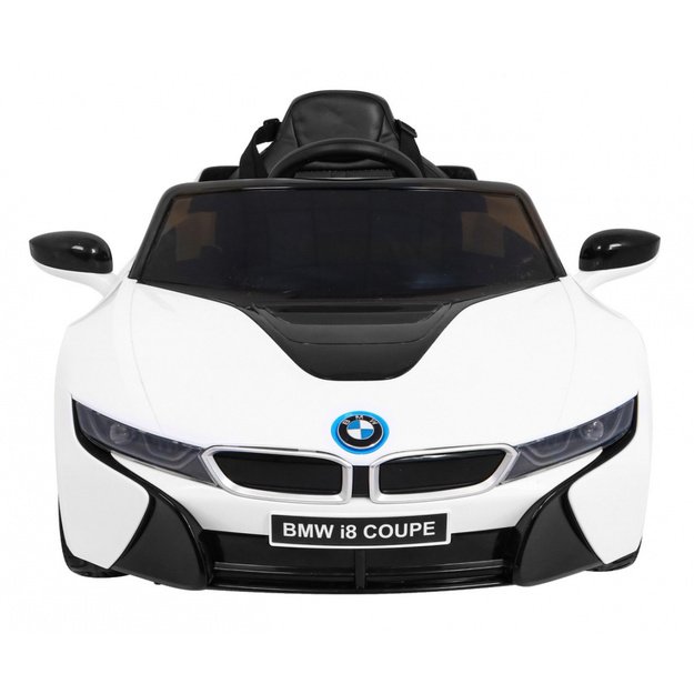 Vienvietis elektromobilis vaikams BMW I8 Lift, baltas