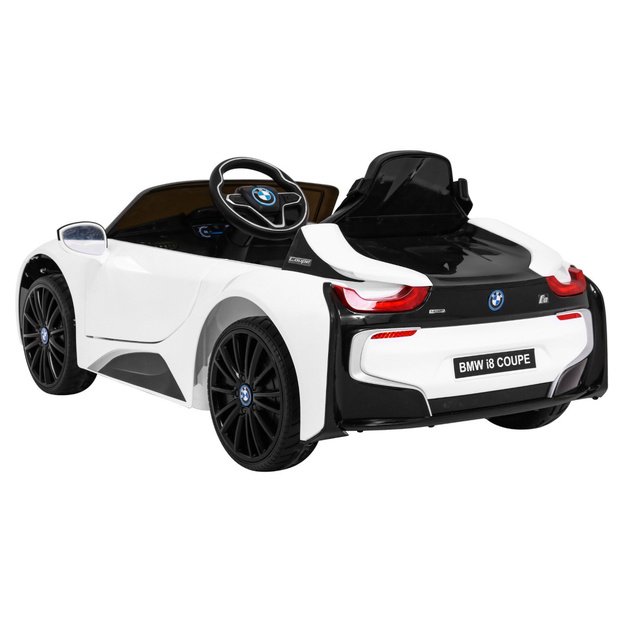 Vienvietis elektromobilis vaikams BMW I8 Lift, baltas