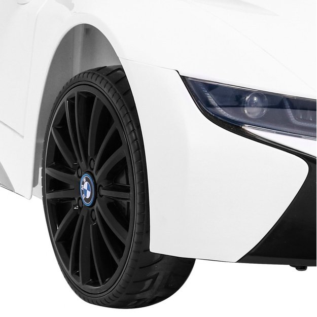 Vienvietis elektromobilis vaikams BMW I8 Lift, baltas