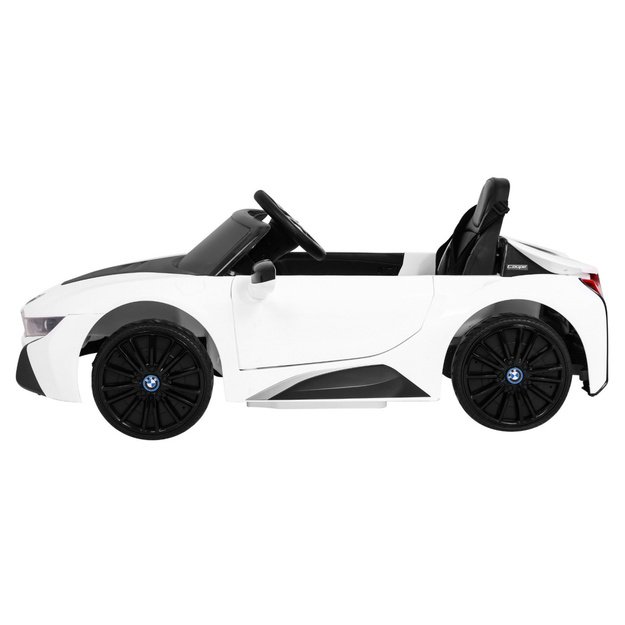 Vienvietis elektromobilis vaikams BMW I8 Lift, baltas