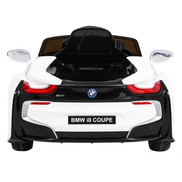 Vienvietis elektromobilis vaikams BMW I8 Lift, baltas