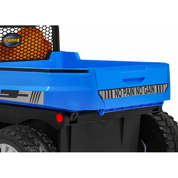 Dvivietis elektromobilis vaikams 4x4 Farmer Truck, mėlynas