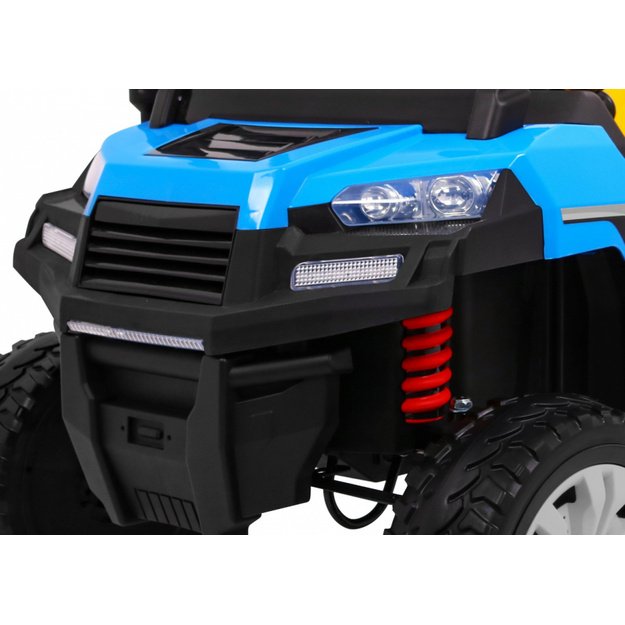 Dvivietis elektromobilis vaikams 4x4 Farmer Truck, mėlynas
